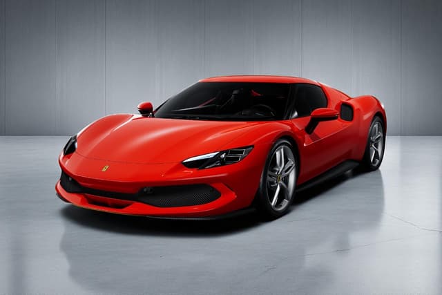 Ferrari 296 Gtb Rosso Scuderia Color Image